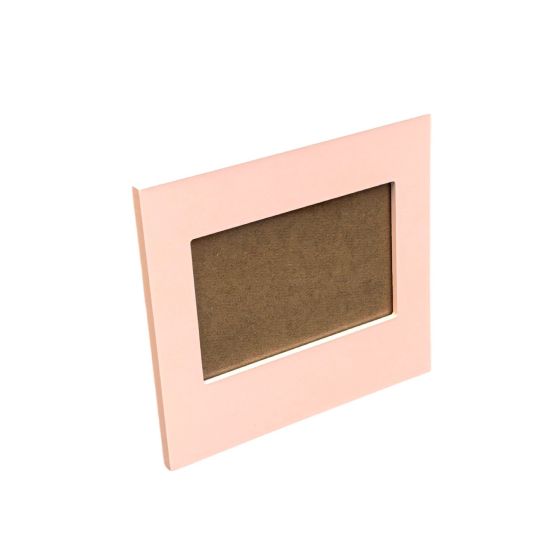 Soft Pastel Pink Painted 20cm Rectangular Wooden Photo Frame - Self Standing